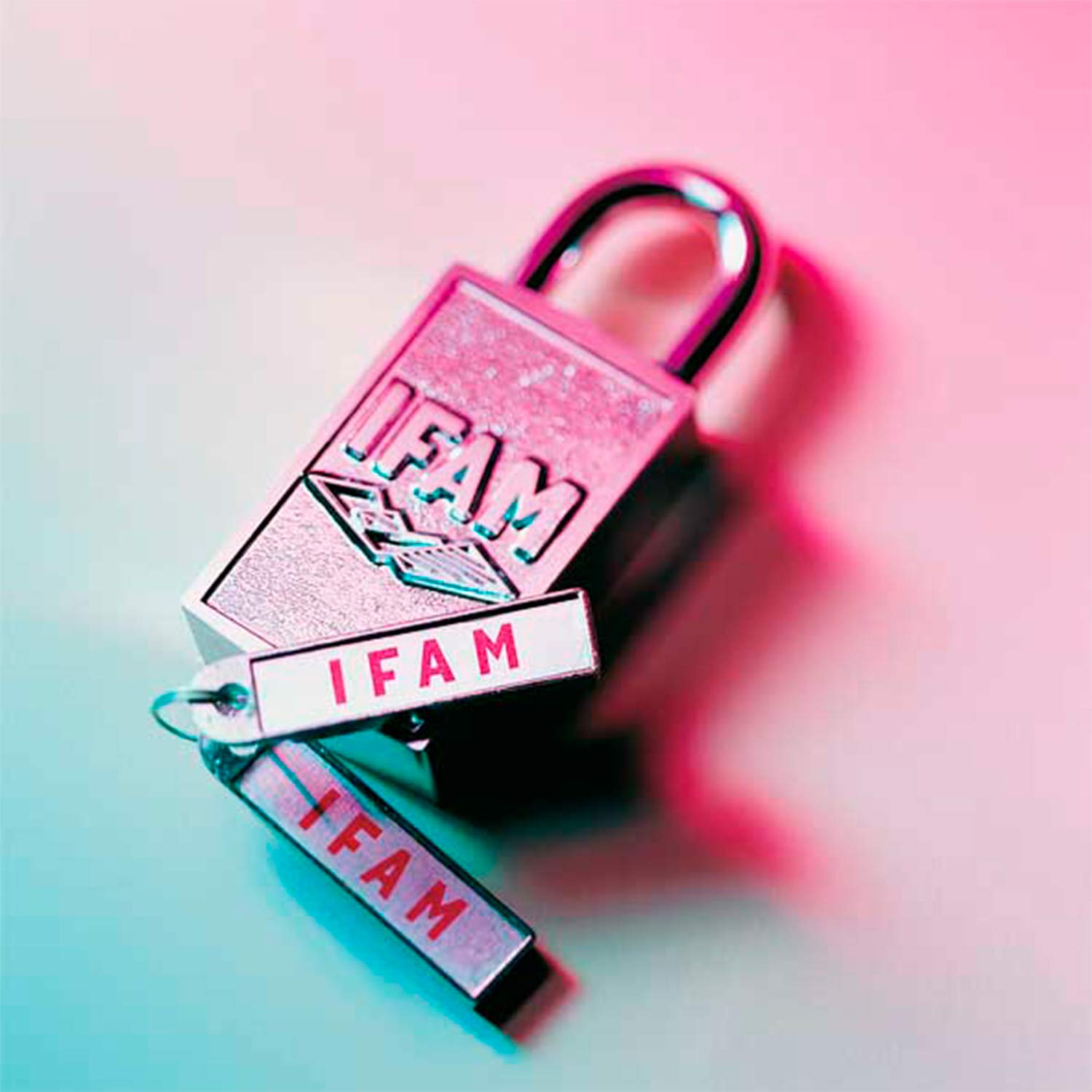 IFAM | Magnetyczna kłódka | model Mag40| z kluczem magnetycznym | kłódka zabezpieczona przed wandalizmem | 40 mm | maksymalne bezpieczeństwo | hartowana i chromowana rama stalowa