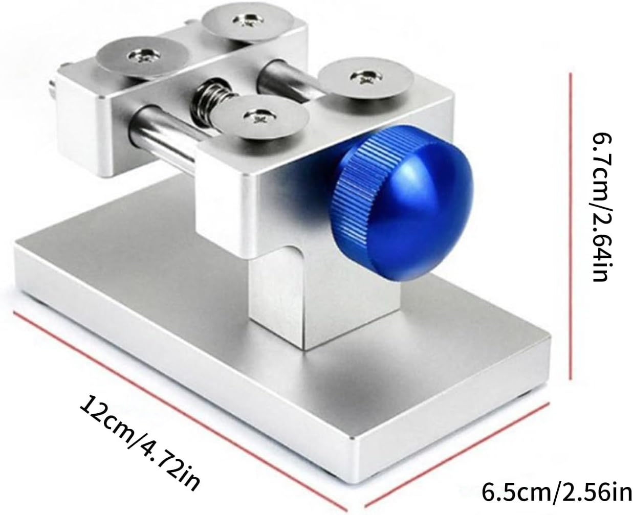 調節可能な圧力制御腕時計ベゼルオープナー。正確な高級時計メンテナンス。コンパクトな腕時計ベゼルオープナー。, レッド
