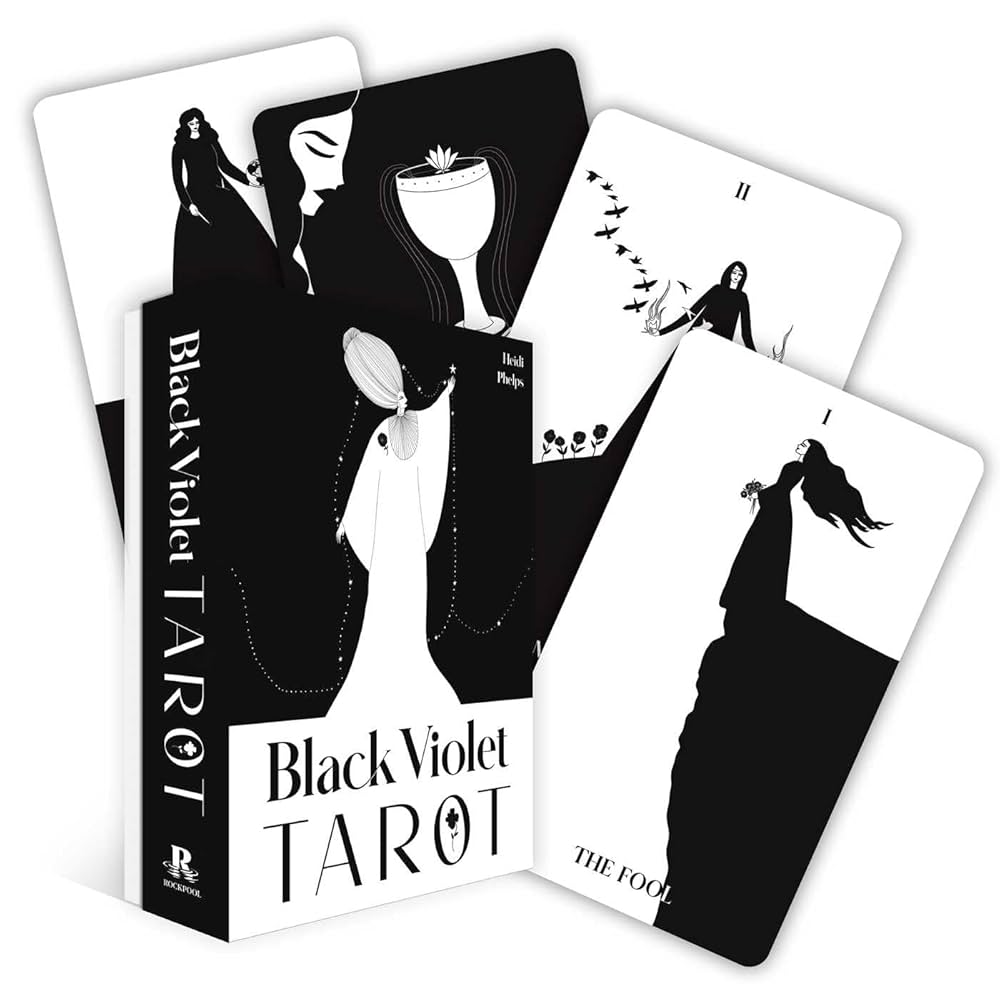 Amazon | Black Violet Tarot (Rockpool Tarot) | Phelps, Heidi