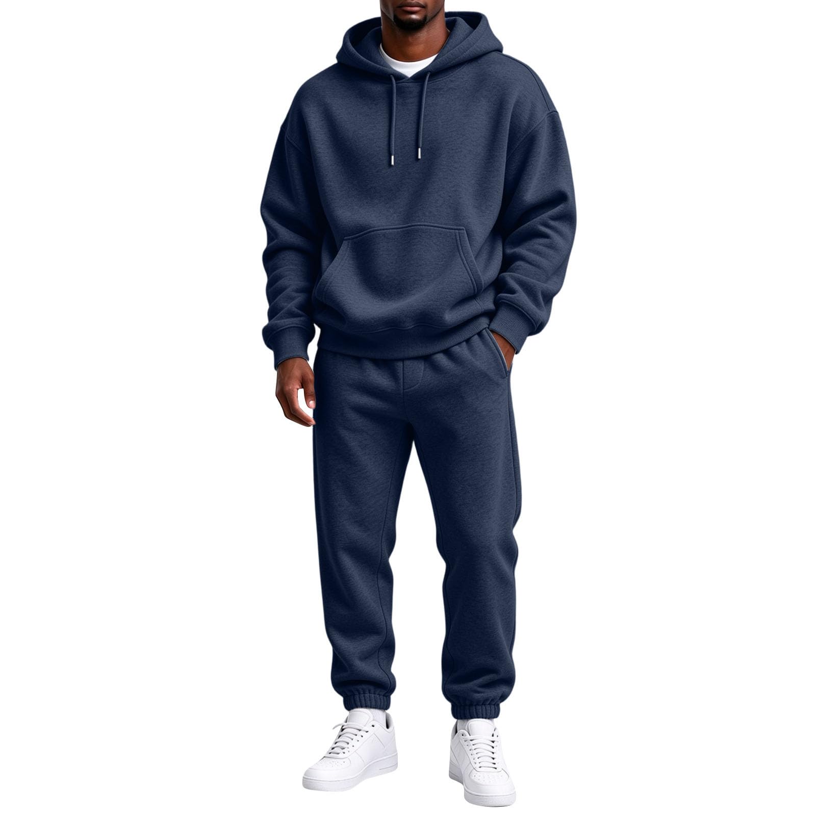 Sweatsuits for Men Workout Jogger Set Comfort Winter
