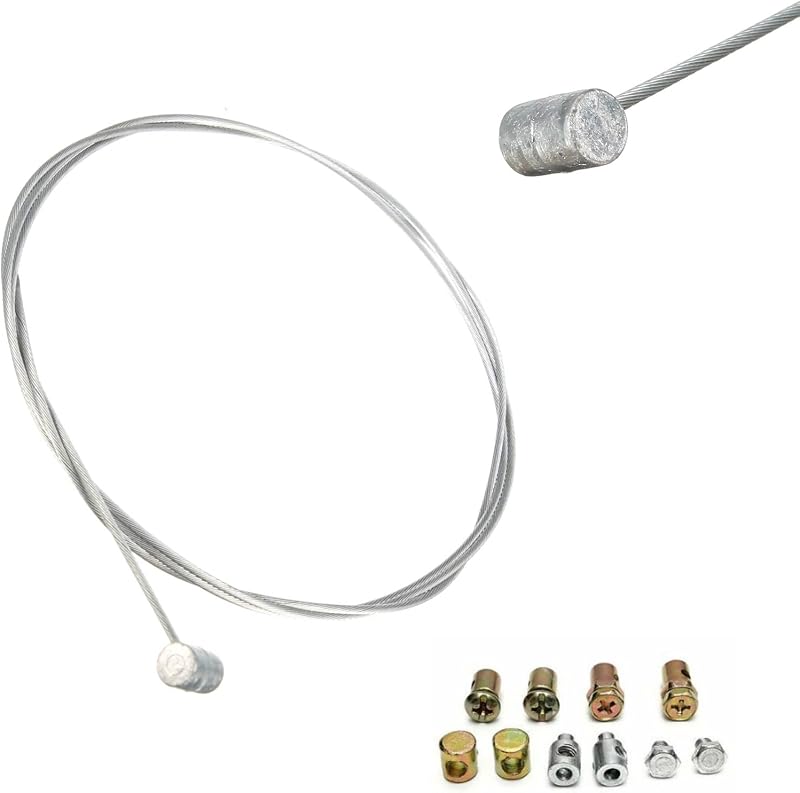 Cabo de freio e embreagem ZBGUN com conectores para reparo – 1 unidade
