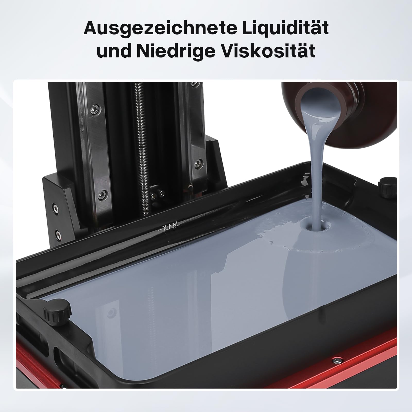 ELEGOO 405nm Rapid Resin Żywica do drukarki 3D, LCD UV, fotopolimerowa, 1000 g, szara
