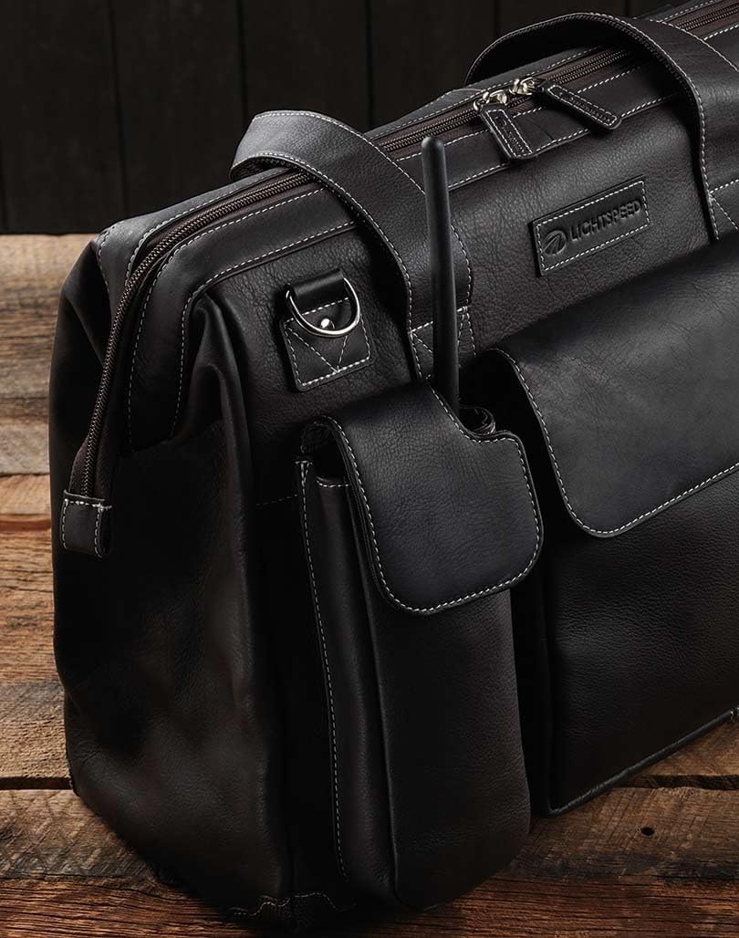 Lightspeed Aviation - The Gann, Leather Flight Bag | 4112