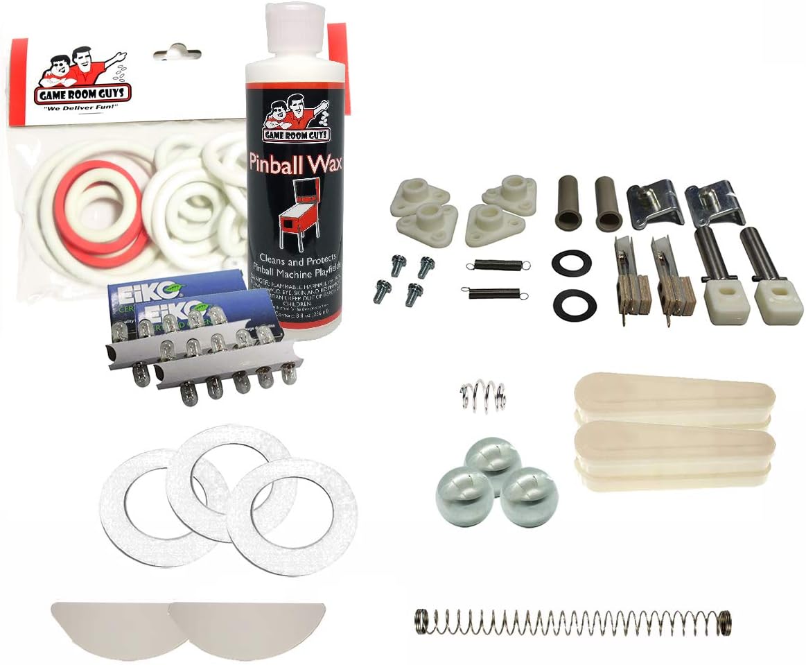 Game Room Guys 1988 Gottlieb Diamond Lady Pinball White Premium Maintenance Kit