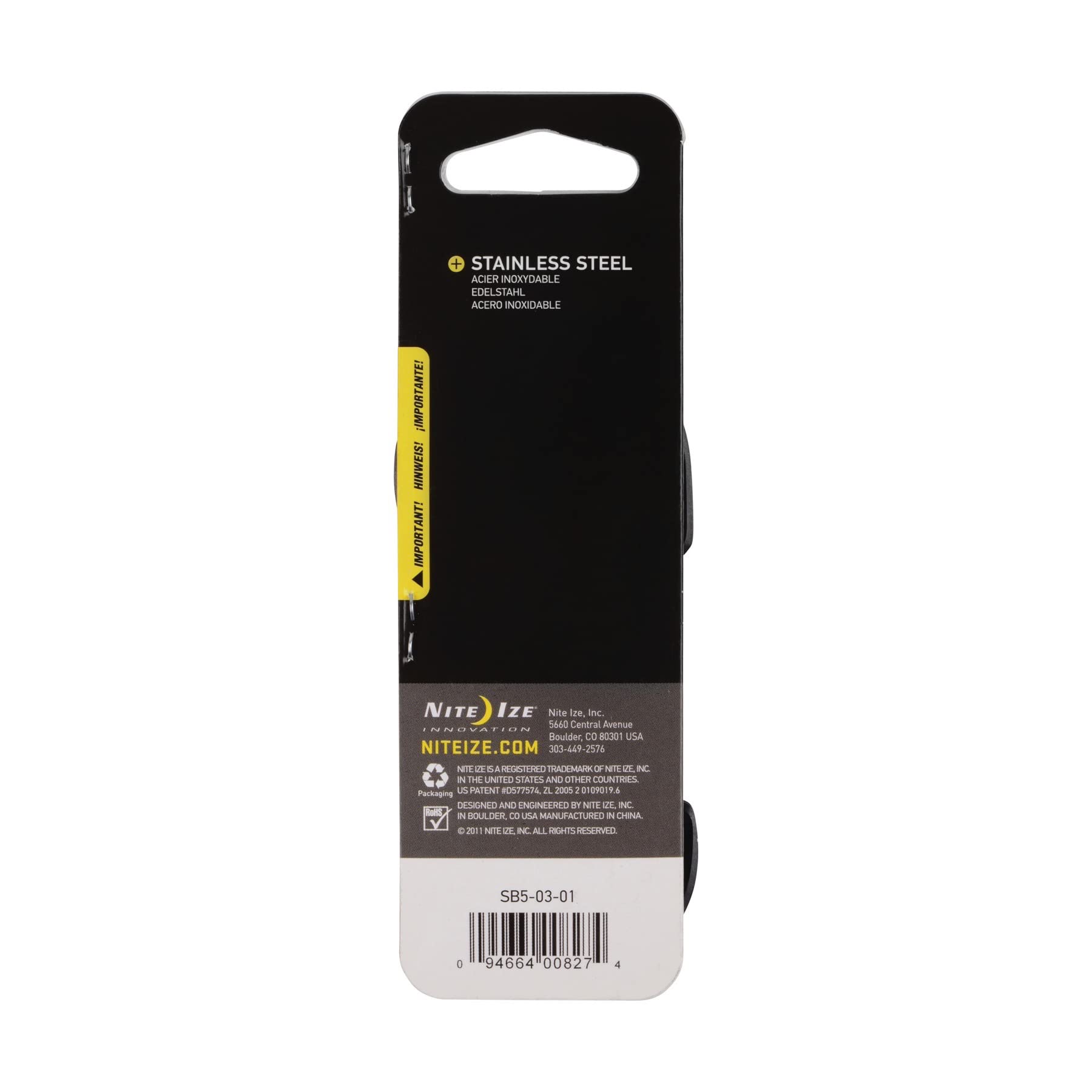 Nite Ize S-Biner #5/Black