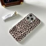 Case for iPhone 16, Cute Cheetah Leopard Print Aesthetic Design with Shockproof Bumper Protection - Gold Leopard