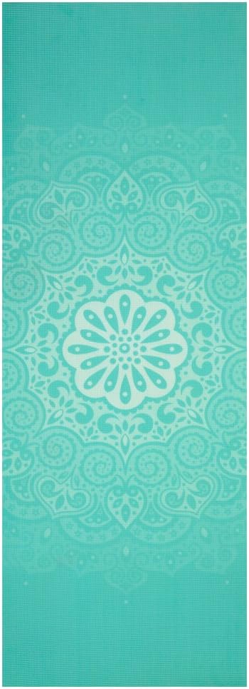 Original Non Slip Excercise Yoga Mat Premium Printed Extra Long 72 X 24 X 1/4 Inch High Density PVC for Pilates & Fitness with Mesh Bag - Mint Green