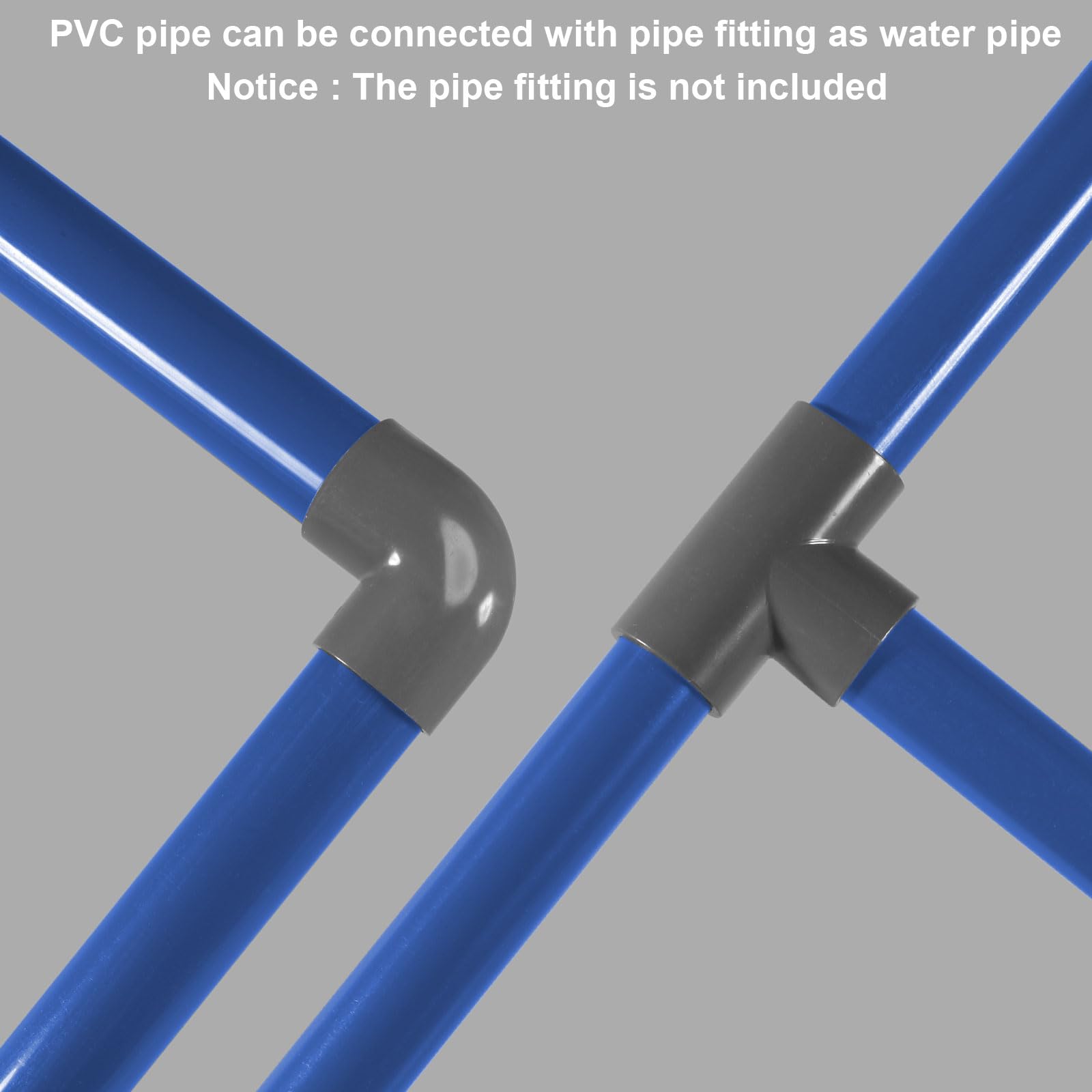QUARKZMAN PVC Rohrschellen Clips – 50 Stück, Für 25 Mm Außendurchmesser, U-förmig, Weiß, Für Wasserrohre & Schläuche