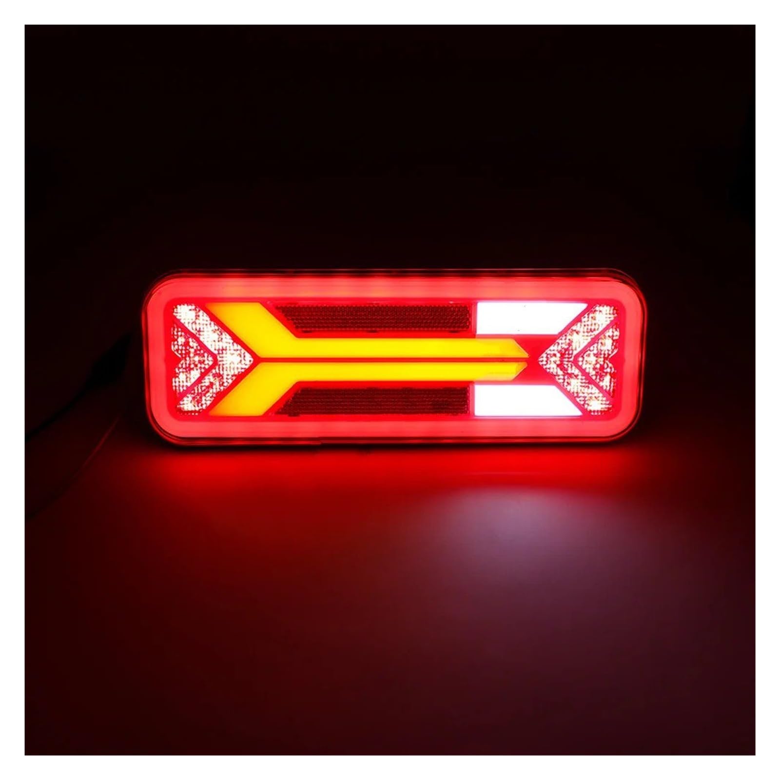 Luces Traseras Para Remolque Camión Reflector Luz De Marcha Atrás 2 Uds 12V 24V LED Combinación Trasera Señal Giro Freno Lámpara Antiniebla