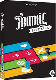 Game Factory 646076 Frantic Board Game, The Sneaky Running Game, nasty board game for 2-6 people from 12 years