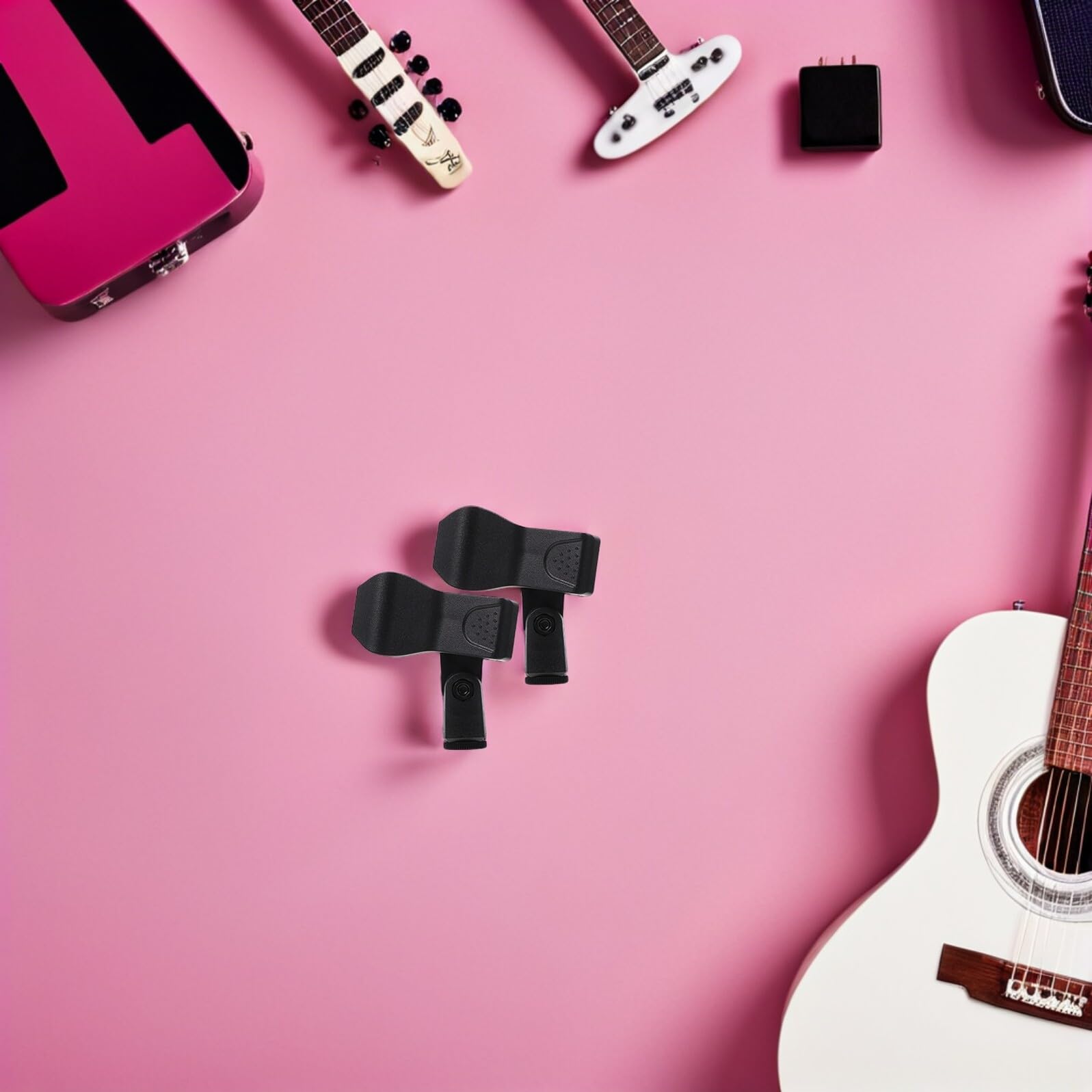 TOYANDONA 15pezzi Clip per Microfono Resistente in Ferro