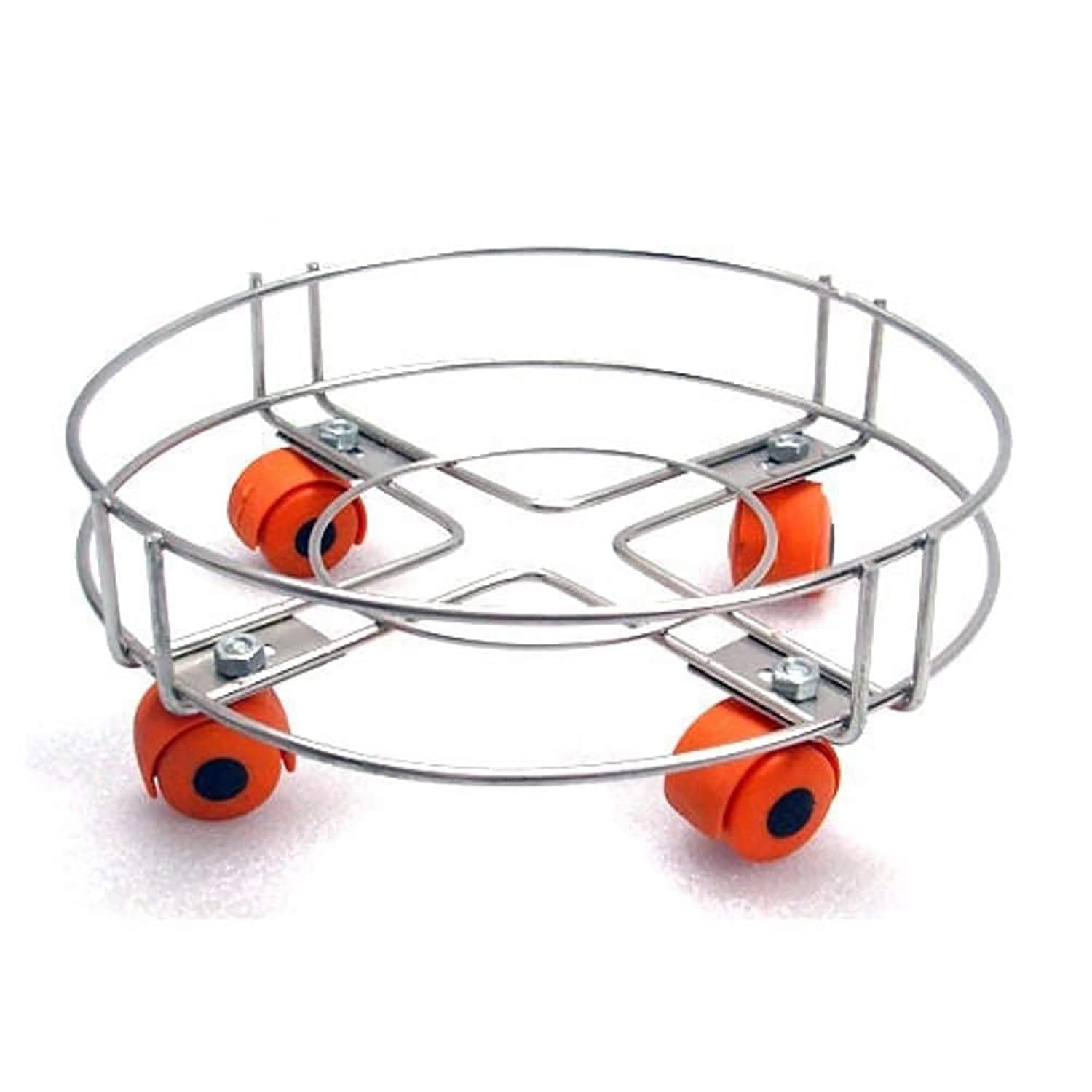 Q13® Stainless Steel Cylinder Trolley with Wheels | Gas Trolly - Lpg Cylinder Stand, Kitchen Gas Trolly (1 pcs Cylinder Trolly)-image-47