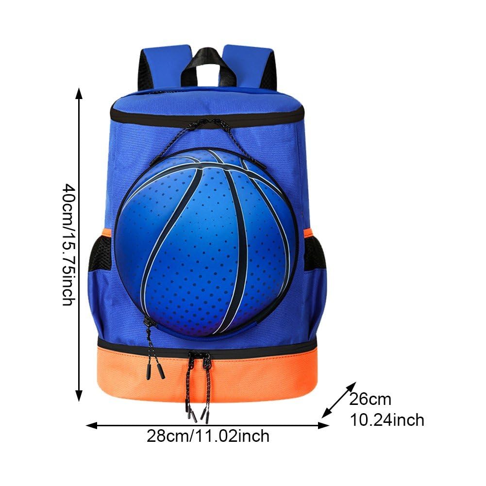 Borsa Basket Zaino Zaino Calcio Borsa Calcio Borsa Calcio di Grande capacità Zaino Pallavolo con Scomparto per Palloni