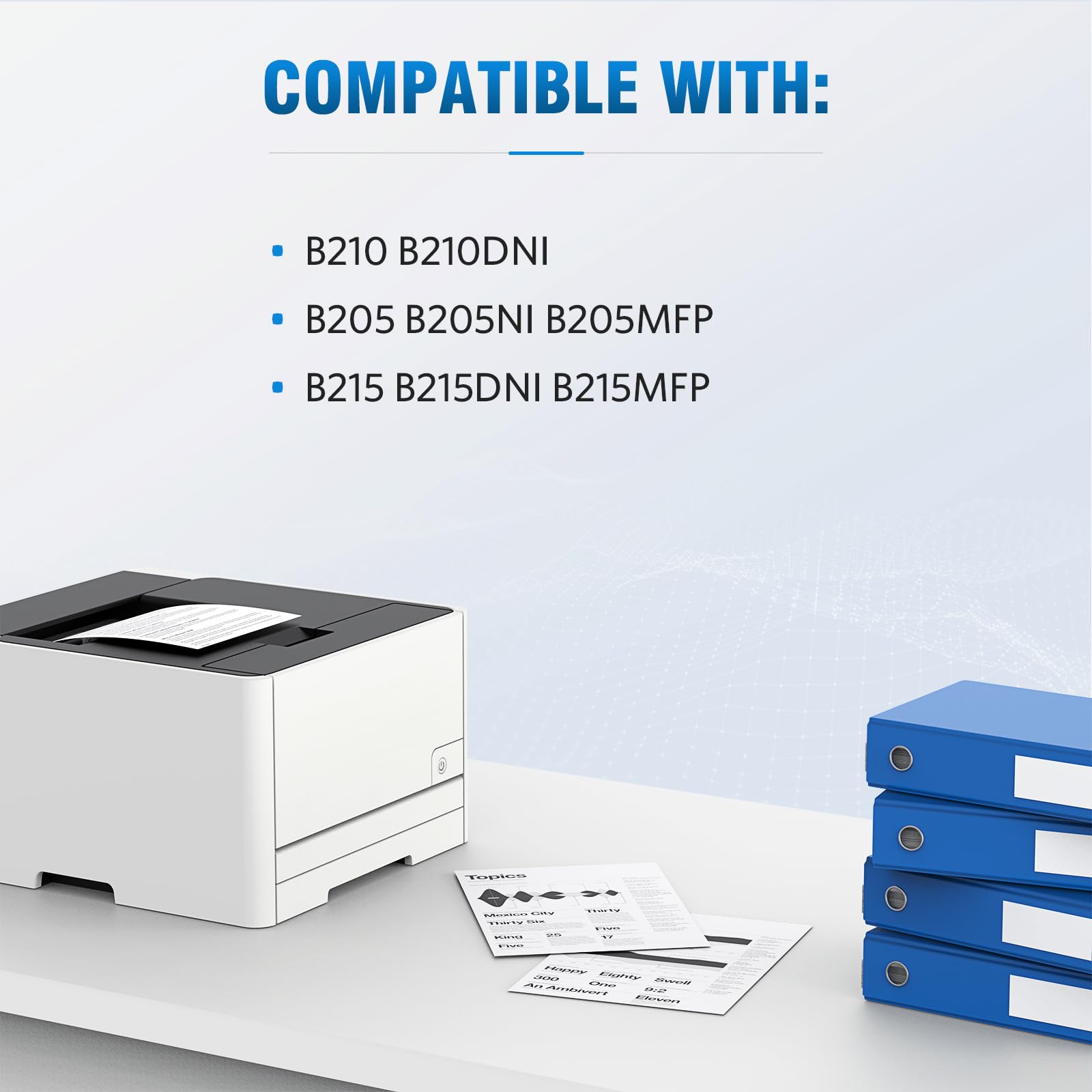 ALLWORK Wymienny wkład bębnowy Xerox B205/ B210/ B215 101R00664 do drukarki Xerox B2105 B210 B215 B205NI B210DNI B215DNI (wysoka wydajność 10 000, bez tonera)