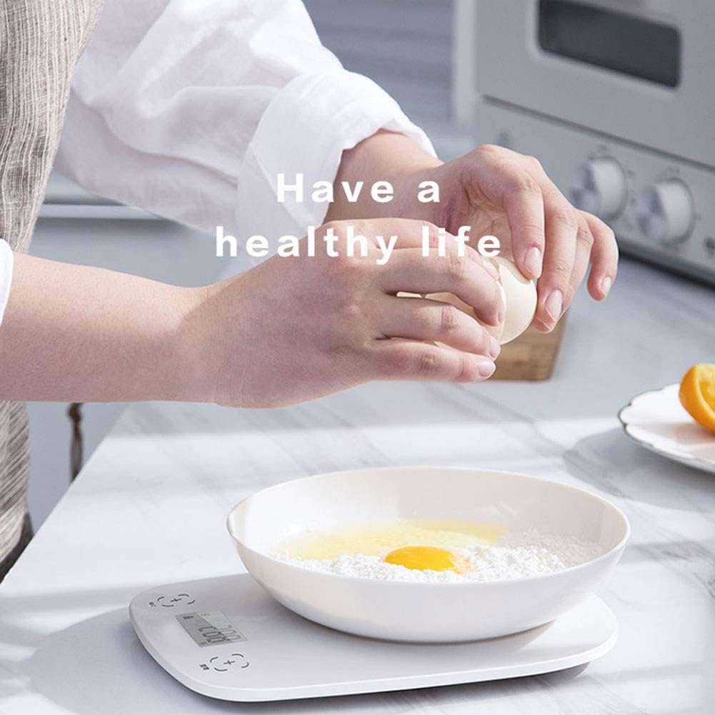 Báscula de Cocina Digital Báscula de precisión para repostería doméstica Báscula electrónica Comercial para Pesar Alimentos con Cero Tara y retroiluminación,