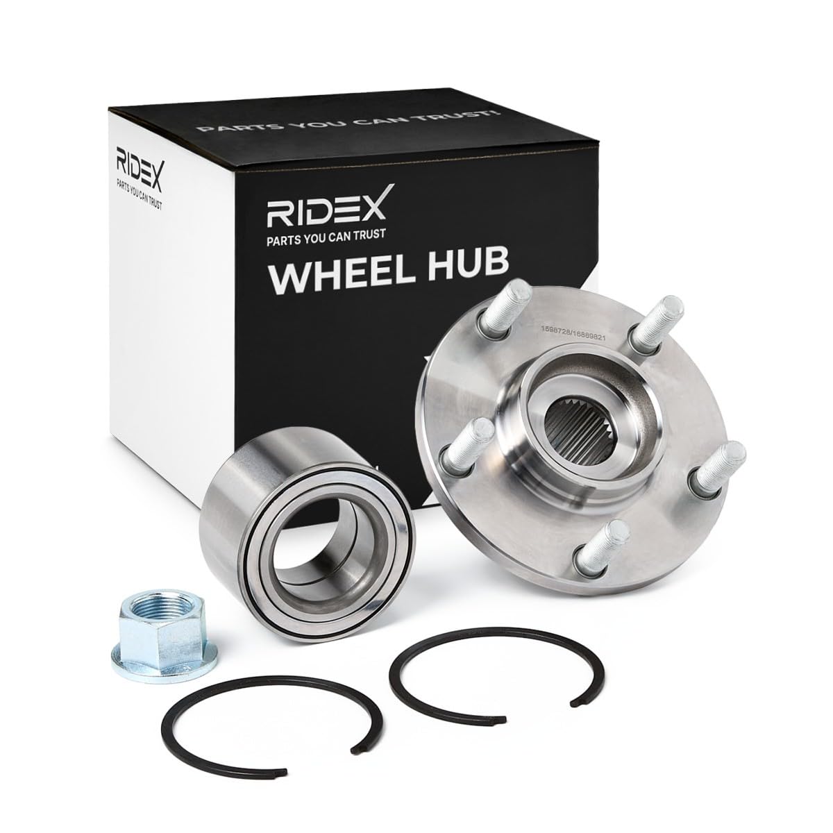 RIDEX 653W0222 Moyeu de roue Avant Compatible avec NISSAN X-TRAIL T30