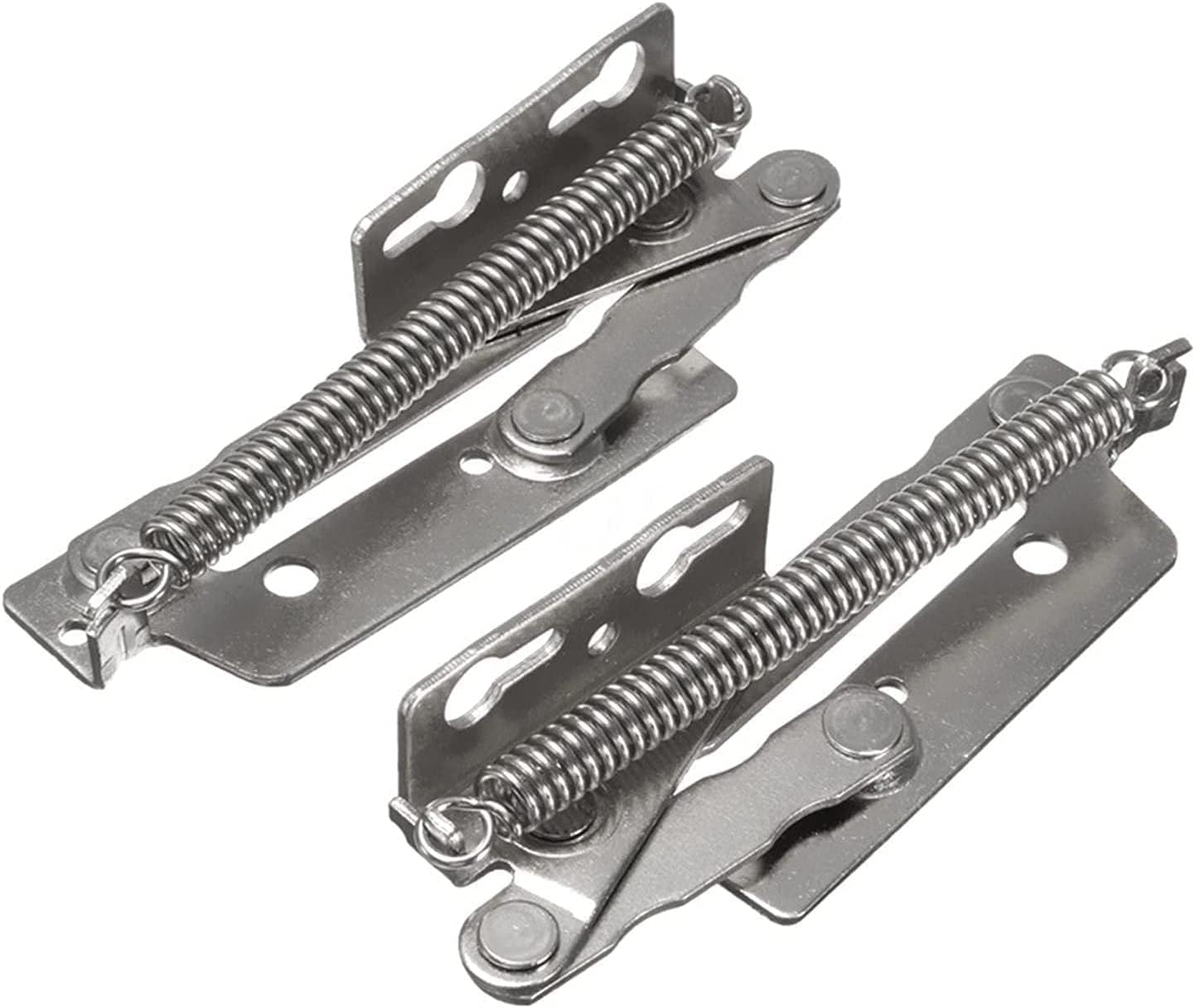 Bisagras Decorativas, bisagra de Rebote, bisagra de Puerta de Madera, 2 bisagras con Resorte de 80 Grados, Puerta de gabinete, elevación, Solapa, Soporte Superior, Armario, Cocina