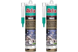 Akfix 705 100AQ Aquarium Silicone Sealant (2x10.1 fl. oz.)