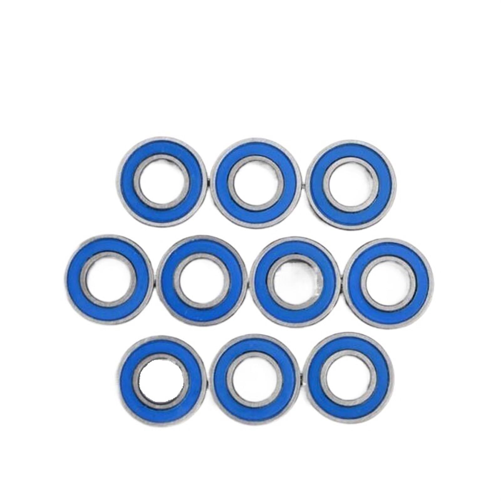 MR84RS łożysko 20/50/100 sztuk 4x8x3mm ABEC-5 Hobby elektryczny zdalnie sterowany samochód ciężarówka MR84 RS 2RS łożyska kulkowe MR84-2RS niebieskie uszczelnienie(100PCS)