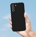Pikkme Samsung Galaxy S21 FE 5G Back Cover Soft Matte Liquid Silicone TPU | Camera Protection | Shockproof Slim Back Case for Samsung Galaxy S21 FE 5G (Black) gallery image