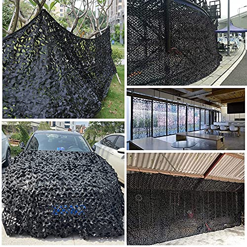 Filet de camouflage noir 3x5m pour parasol et camping - 6