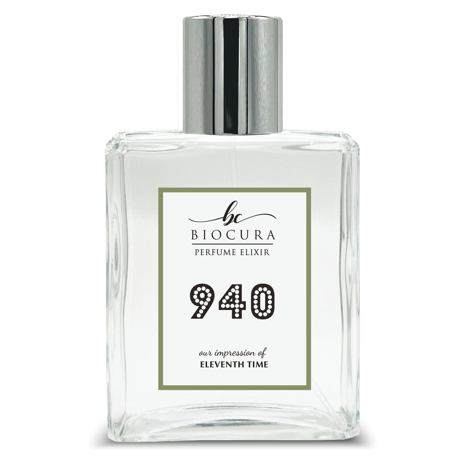 BIOCURA BC Perfume 940 Inspired by Eleventh Time For Women & Men Fragrance Dupes Eau de Parfum Bottle 3.4 Fl Oz/100ml