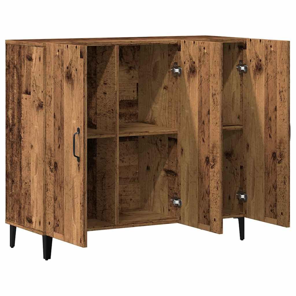 Générique Credenza in legno di ingegneria, 90 x 34 x 80 cm, 6 scomparti