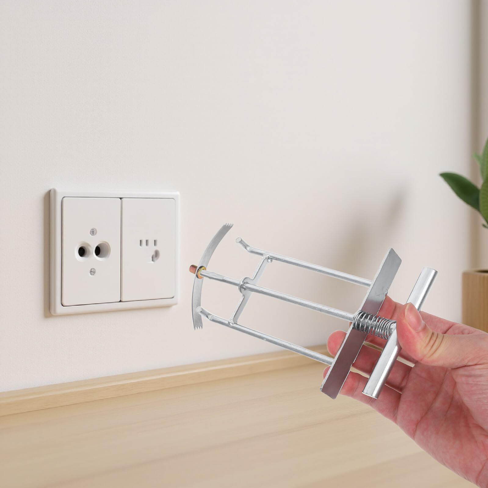 PRETYZOOM Kit di Riparazione Cassetta Elettrica 25 Pezzi in Lega di Manganese Argento per Fissaggio e Manutenzione Interruttore Tipo 86 per Uso Elettricisti