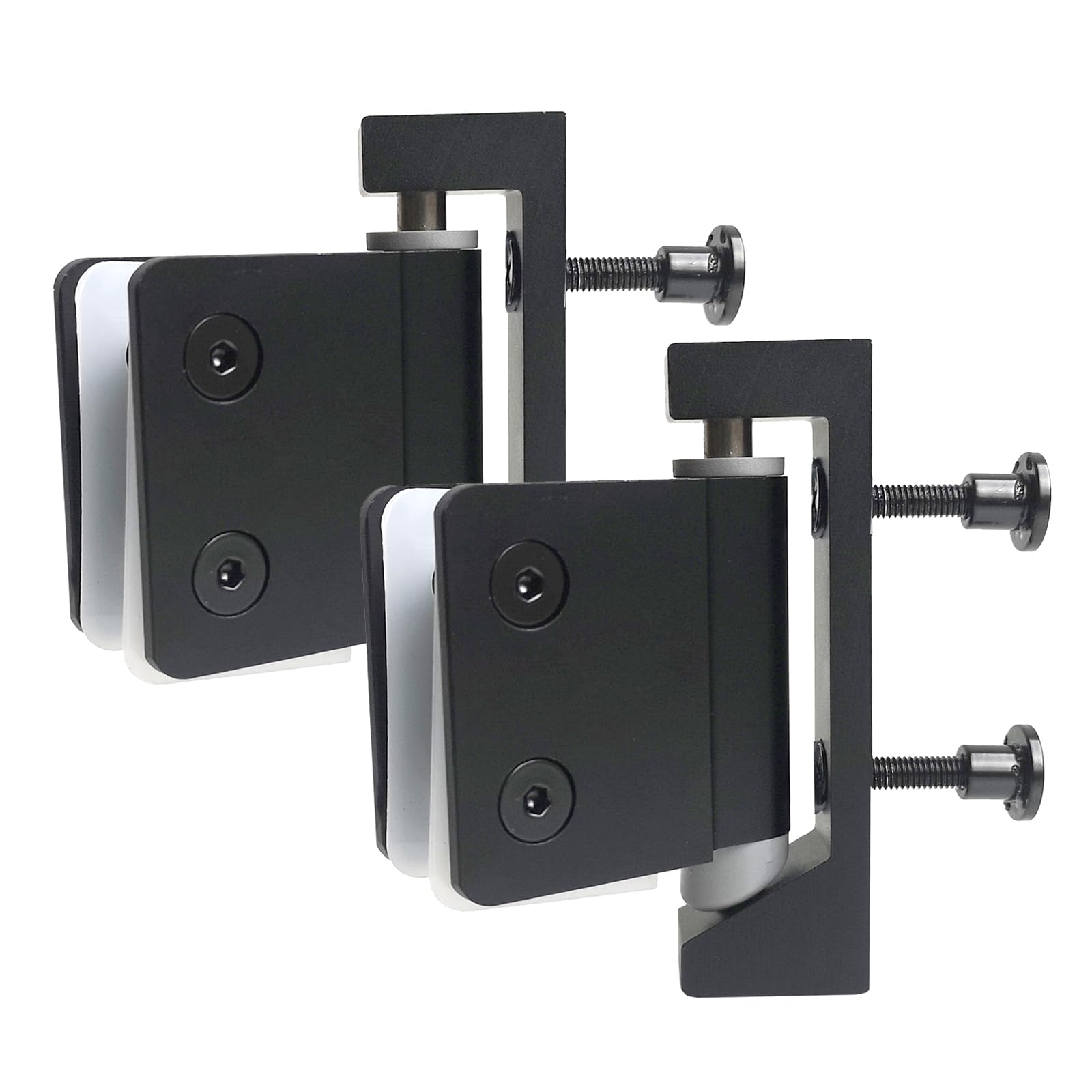 Access Hardware Matte Black 20Mm U Bracket Style Black Toilet Cubicle Door Pivot Hinges