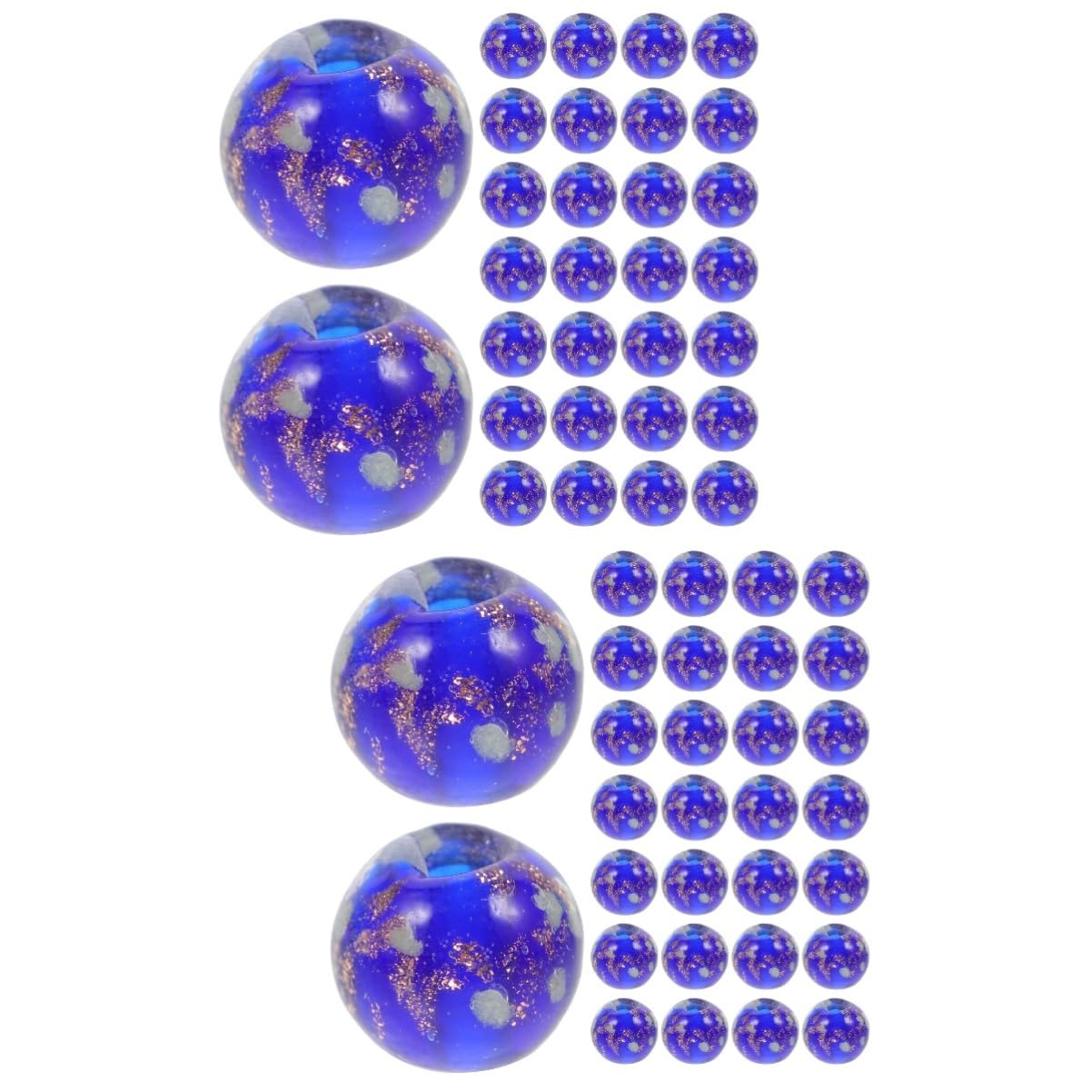 EXCEART 200stücke Glasperlen Für Schmuck Für Armbänder Glitzernde Bastelperlen Für Kreative Projekte Heimdekoration