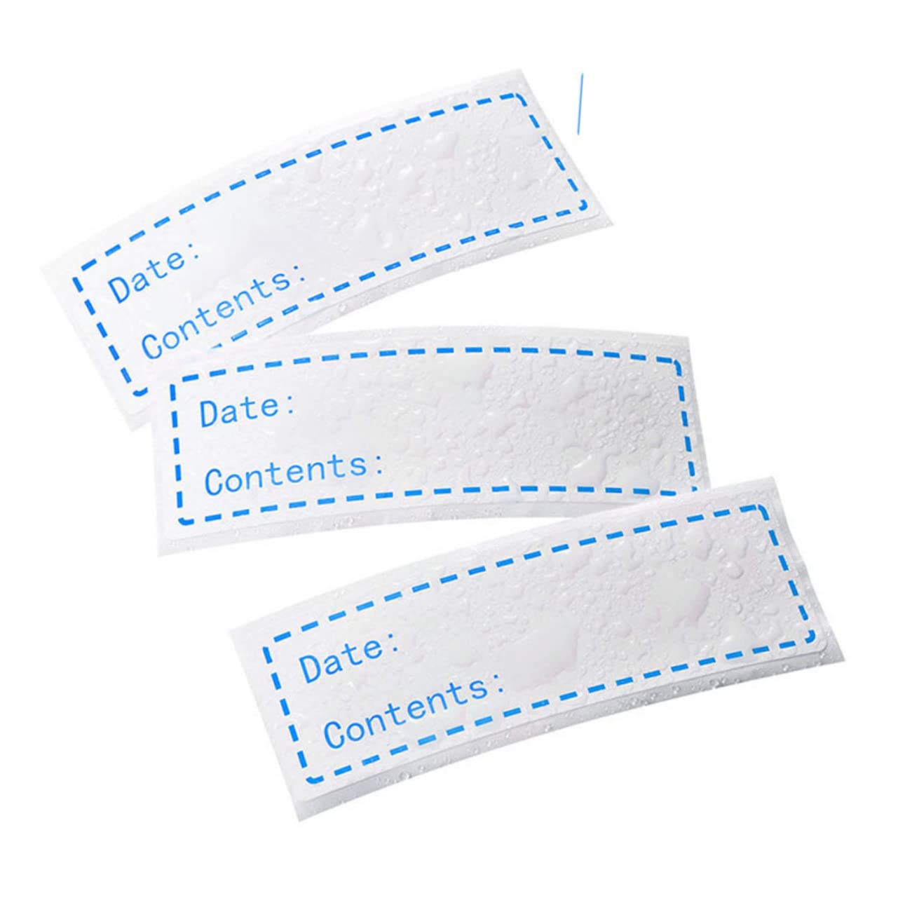 Tofficu 3rouleaux Étiquettes De Date Alimentaire Autocollantes Bleu Pratiques Pour Cuisine Et Congélateur Sans Résidu Usage Facile Et Sécurisé