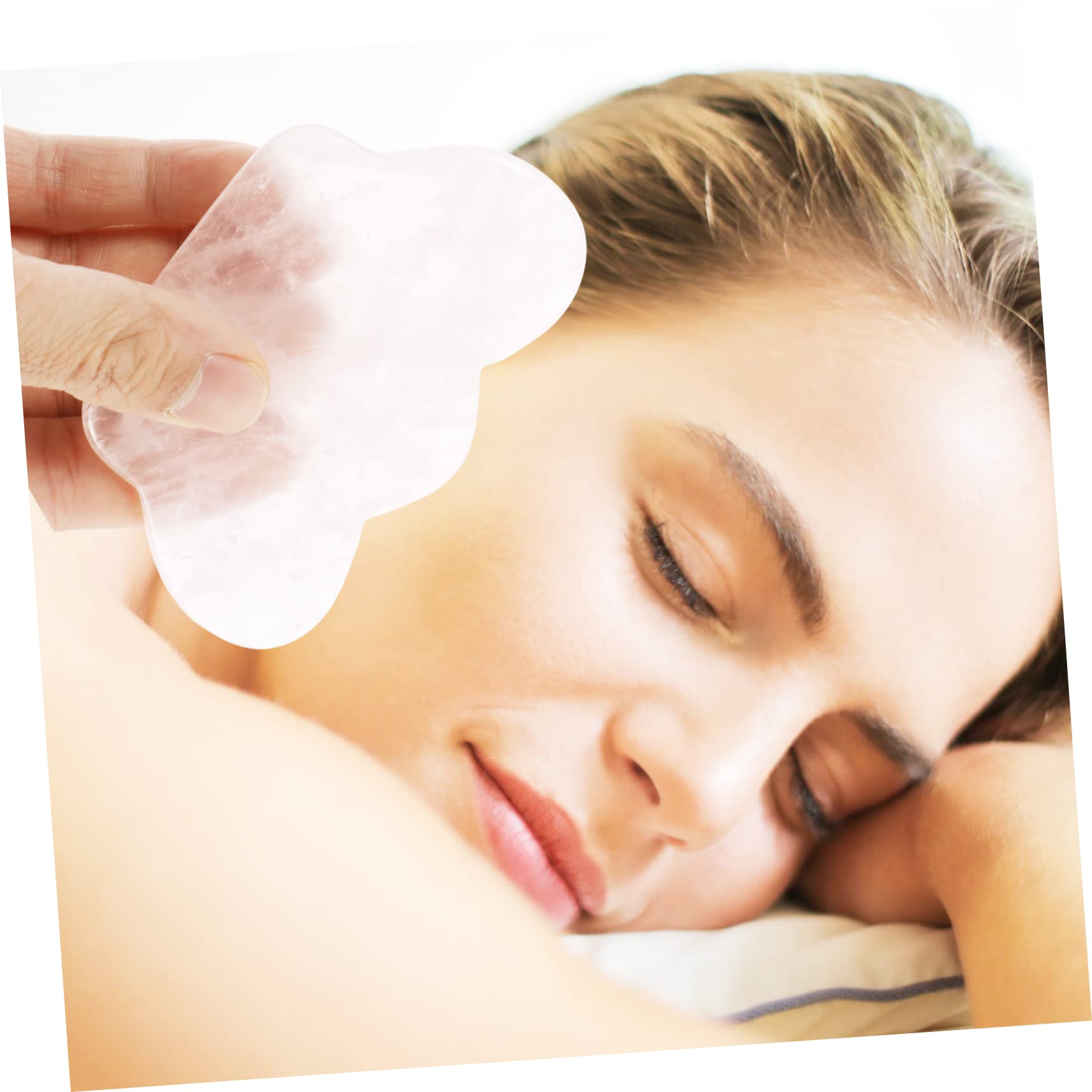3pezzi Piastra Gua Sha Di Per Massaggio Strumento Per Scraping Faciale e Corporale Design Ergonomico e Materiale Naturale Utile Per Circolazione e Rilassamento Muscolare