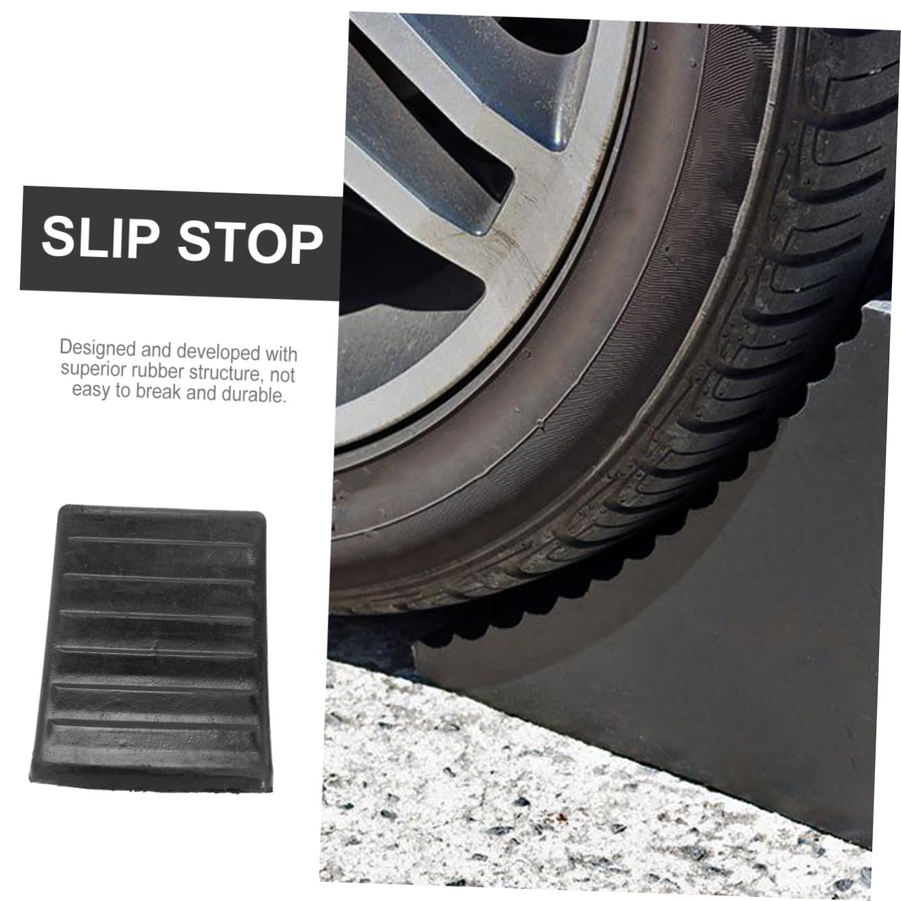 1pezzi Cunei Antiscivolo Per Auto Ruote Pesante e Resistente Compatte Per Veicolo Per Camper e