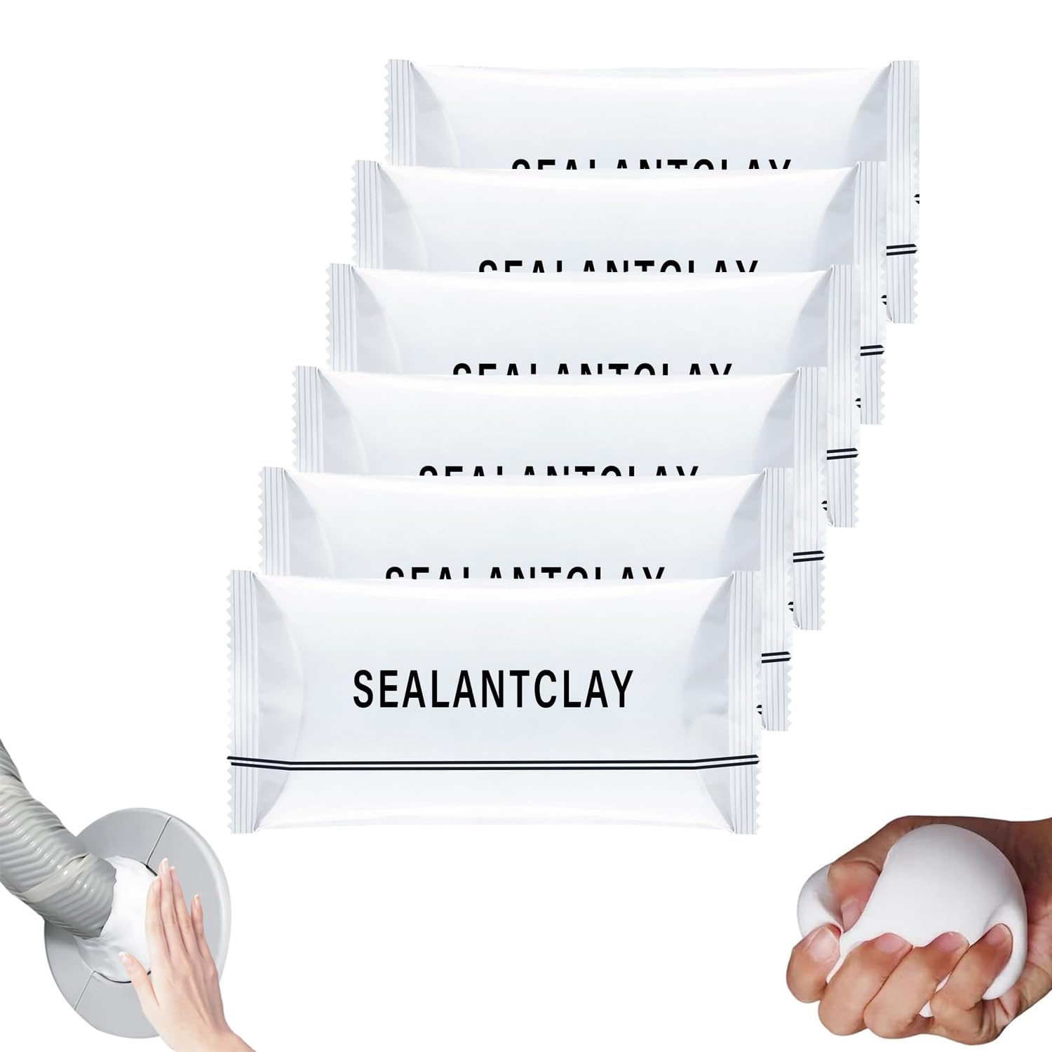 Repair Sealing Clay, Waterproof Sealant Mastic, 6 Pcs