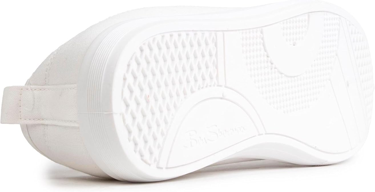Ben Sherman Southside Mens Canvas Shoes White 8 UK