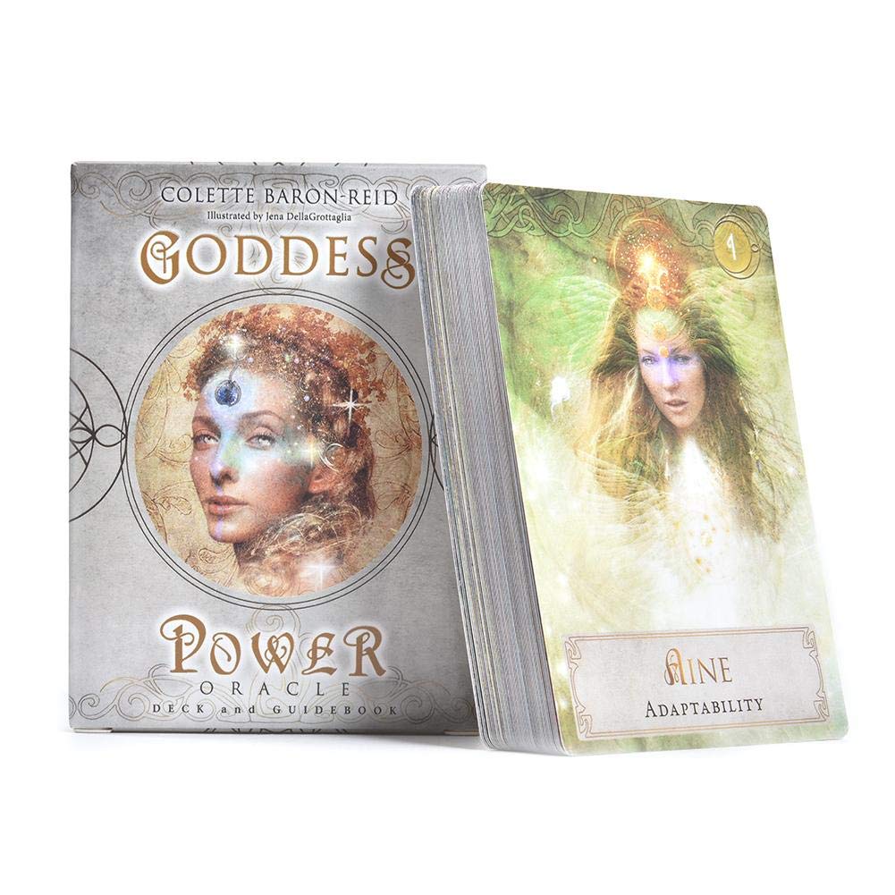 Ecisi 78pcs Tarp Board Game Steampunk Tarot Cards Mini Card Game Cards (English Edition) Déesse Power