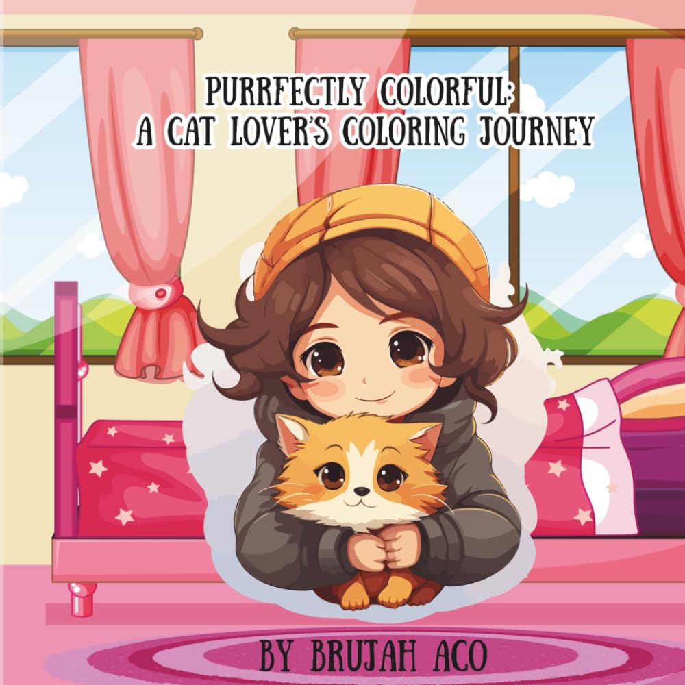 A Cat Lover’s Coloring Journey: Cat Simple and Fun Coloring Book