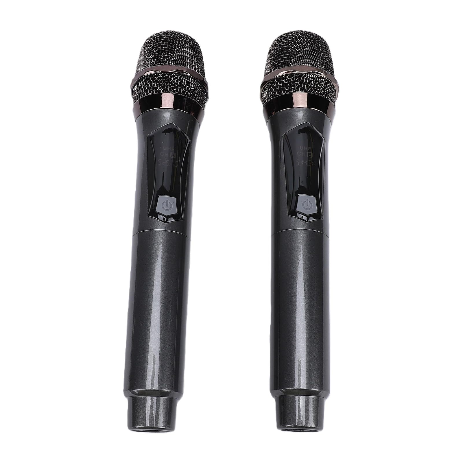 Denash Mixer Audio a 4 Canali con Doppi Microfoni Wireless per lo Streaming | Scheda di missaggio audio con Bluetooth, interfaccia audio USB, illuminazione RGB per registrazione karaoke