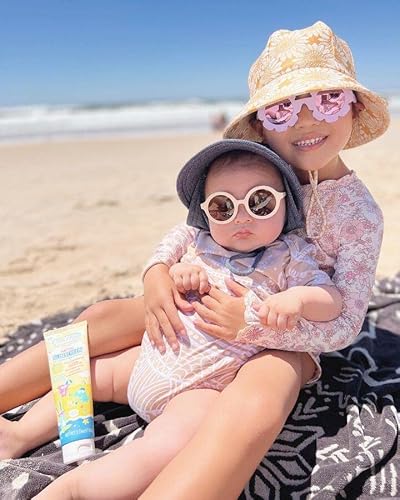 Scvgver Bendable Flexible Infant Sunglasses With Strap Polarized Cute Round Sunglasses For Toddler Newborn Age 0-24Months #TOP1