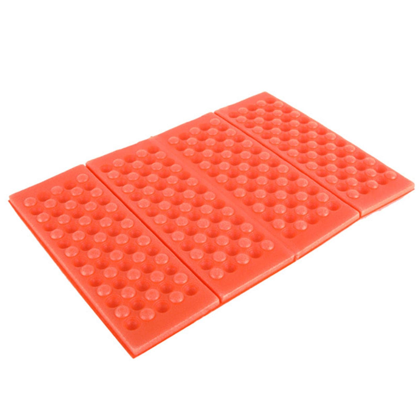 Linsition Orange Camping Foam Pad, Folding Sit Mat, Waterproof Foam Seat For Picnic, Hiking, Backpacking, Mountaineering, Trekking