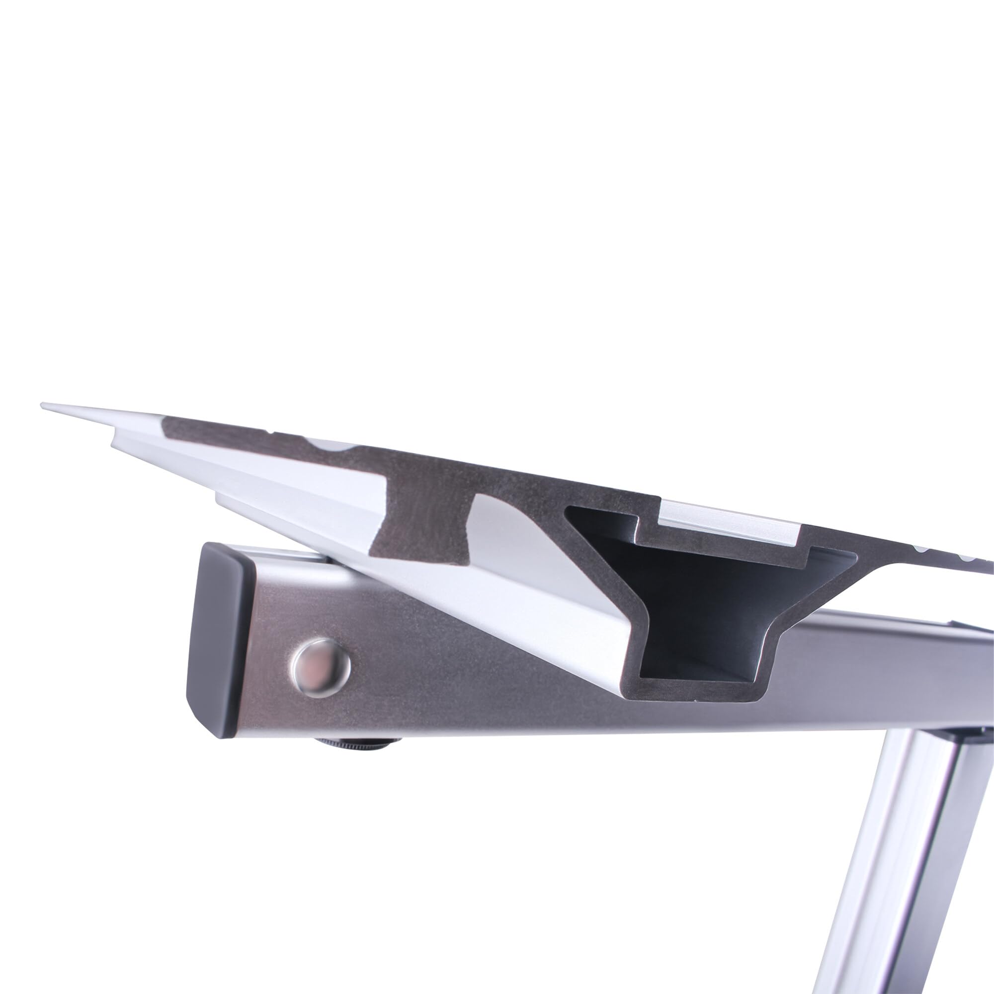 Supporto per gambe da tavolo in lega di alluminio rimovibile, girevole a 360 gradi, per divano, parete o roulotte, 40 cm x 65 cm x 10 cm, 1 pezzo
