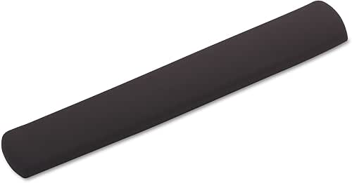 Innovera Fabric-Covered Gel Keyboard Wrist Rest, 19 x 2.87, Black