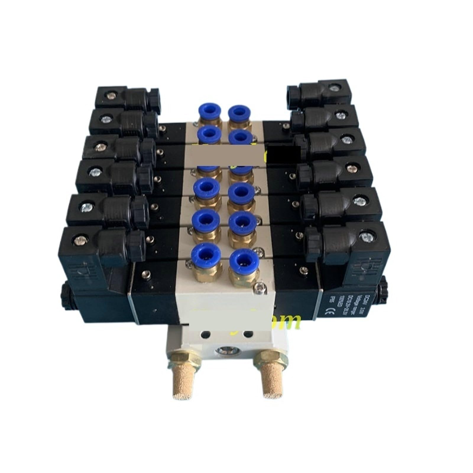 Bloc électrovanne pneumatique 4V120-06 7 rangées pour collecteur 1/8
