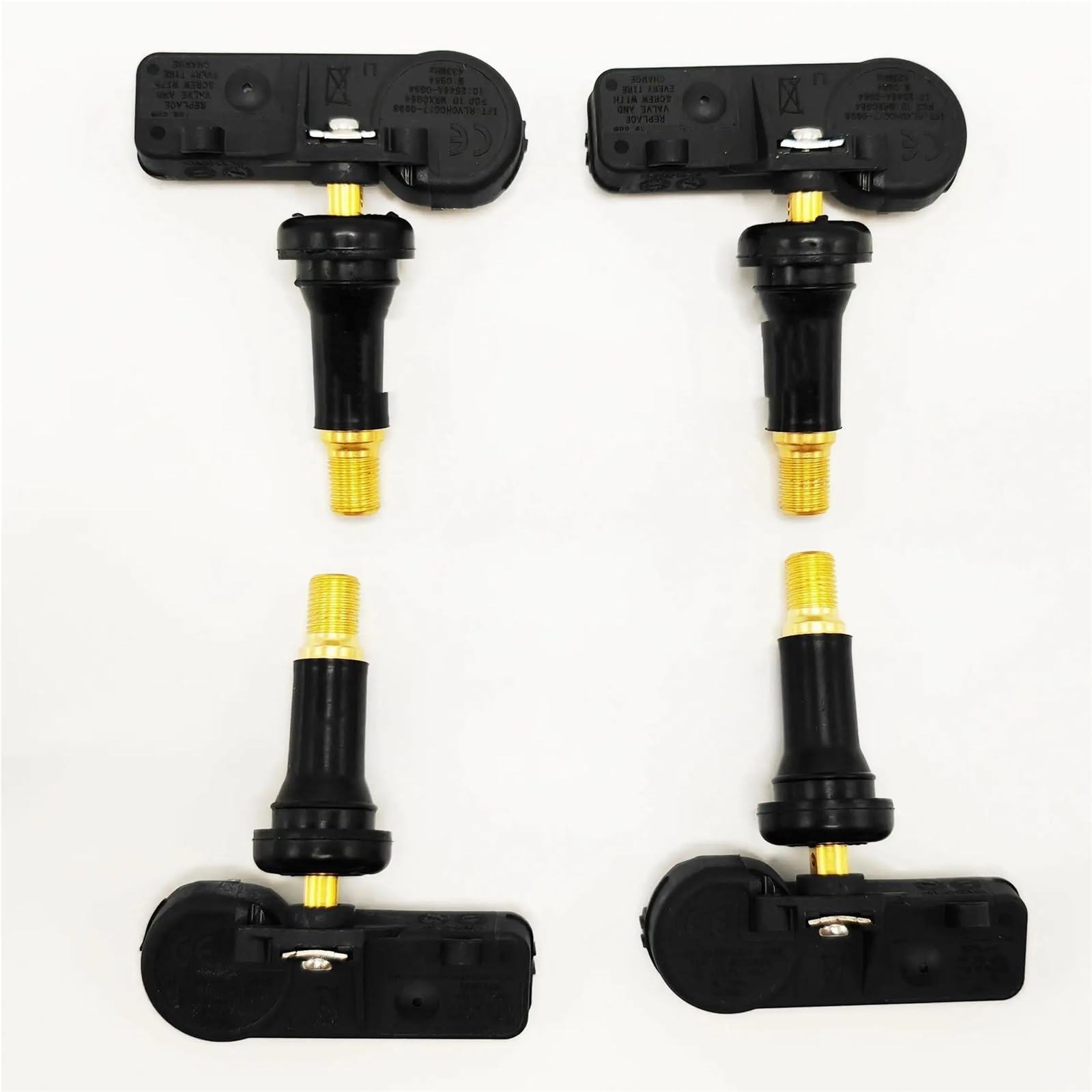Monitor ciśnienia w oponach Pasuje do Chryslera Pasuje do Dodge'a Pasuje do Durango Jeepa Grand Cherokee Fiata 4PCS Czujnik ciśnienia w oponach Cyfrowy miernik ciśnienia w oponach