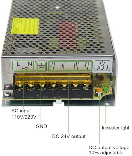 Alitove 24V 5A 120W Power Supply Universal Regulated Switching Transformer Adapter Ac110V To Dc 24V 5Amp Converter Driver For Led Strip Light Cctv Camera Security System #TOP3