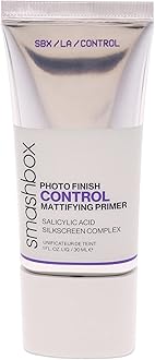 Smashbox Photo Finish Control Mattifying Makeup Primer | Salicylic Acid, Matte, Oil- Control, Vegan + Cruelty Free, 1 fl. oz.