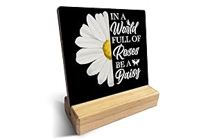Daisy Desk Sign: A Flourish of Bloom in a Rose-Tinted World