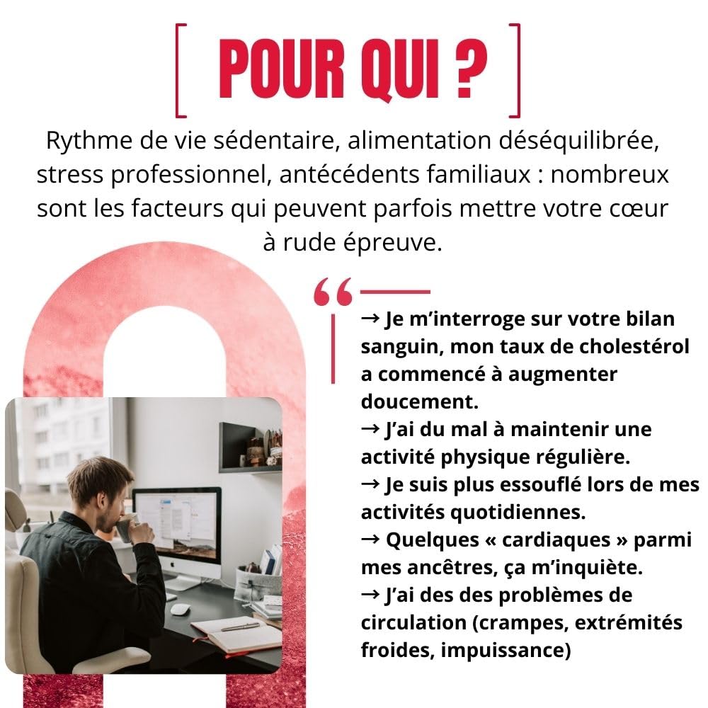 EVOM CardioVasc Équilibre - Complément alimentaire coeur, cholestérol et tension - Ail Noir ABG10+®, Olivier BENOLEA®, Vitamine C liposomale, Cannelle, Cassis, NAC - 80 comprimés - Complément Hommes
