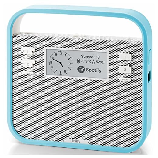 invoxia Tragbarer Smart-Lautsprecher mit Alexa Sprachservice, Blau