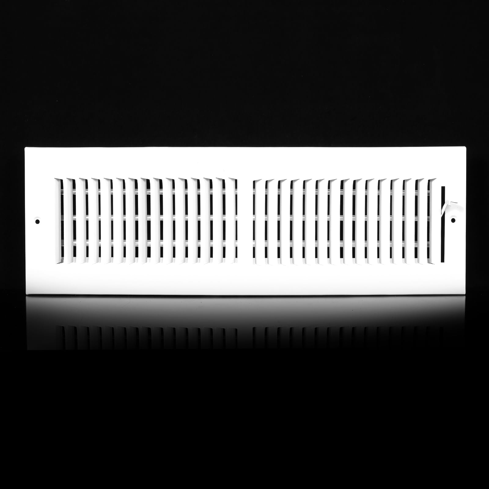 Photo 1 of 20x4 Vent Register [Duct Opening], Vent Covers for Home Ceiling, Two-Way Ventilation Register, Adjustable Solid Steel Wall Register Vent Cover (20"W x4"H [Duct Opening])